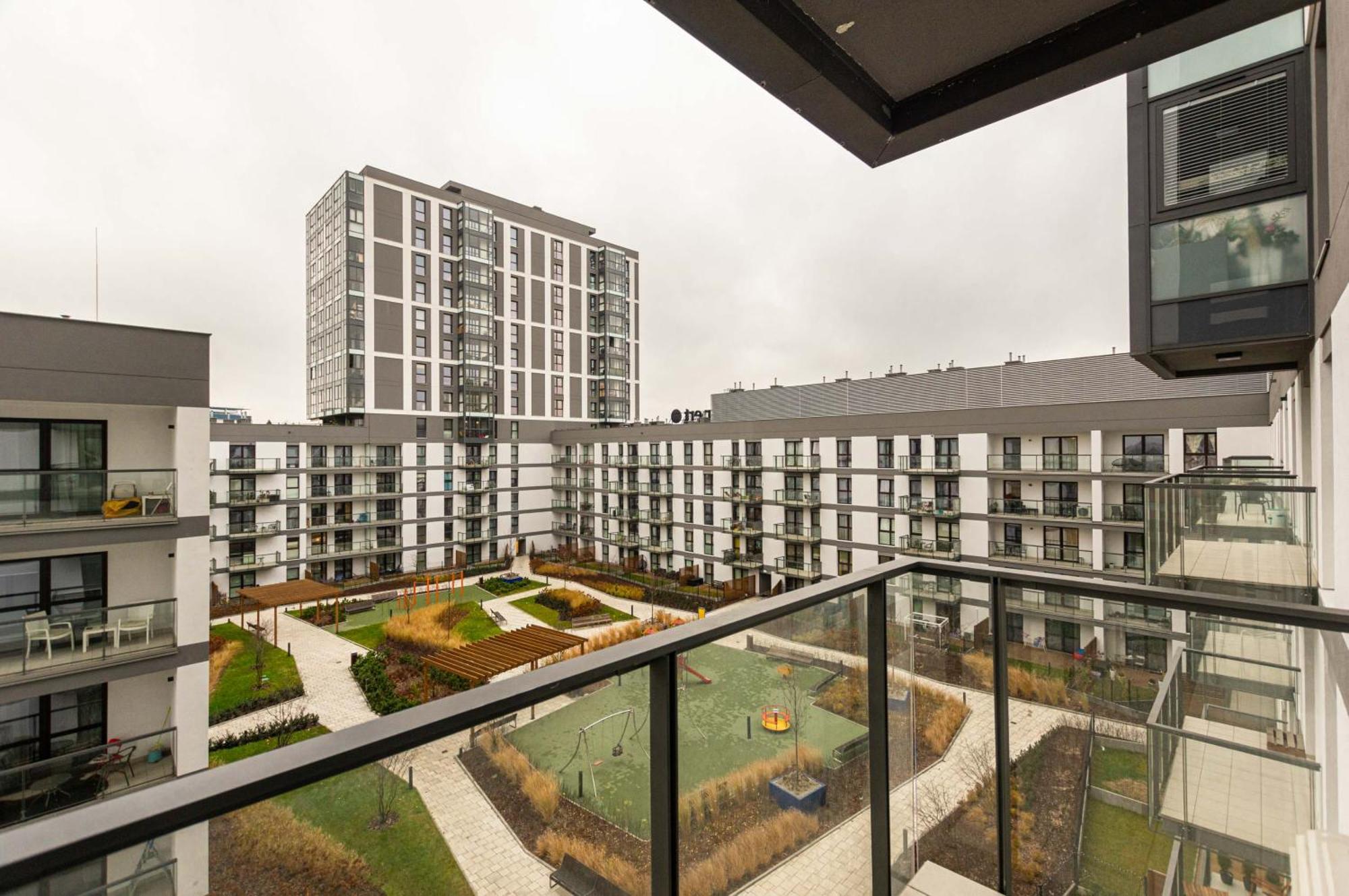 Galeria Rondo Wiatraczna Apartments Warschau Exterior foto
